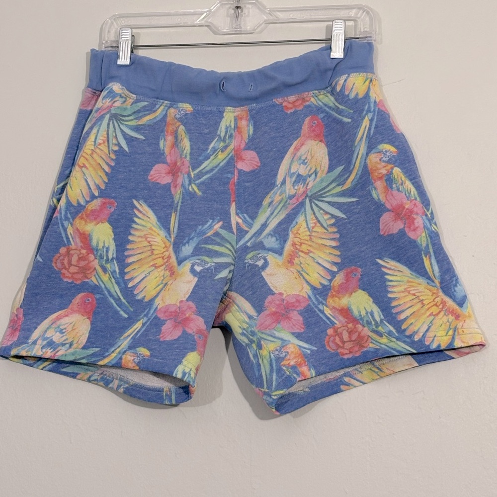 Chubbies blue parrot shorts L